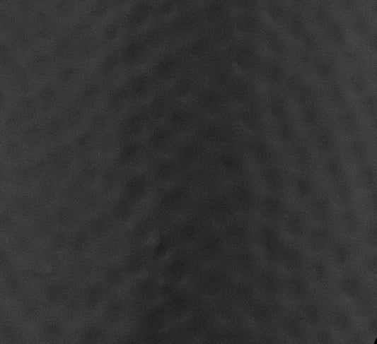 Matt Black Medium Hammered Vase With Lid