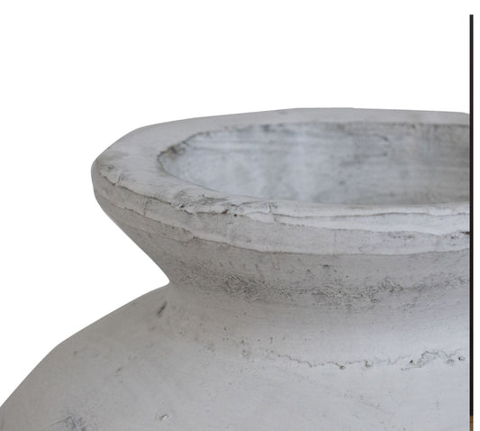 The Downtown Antique White Vase