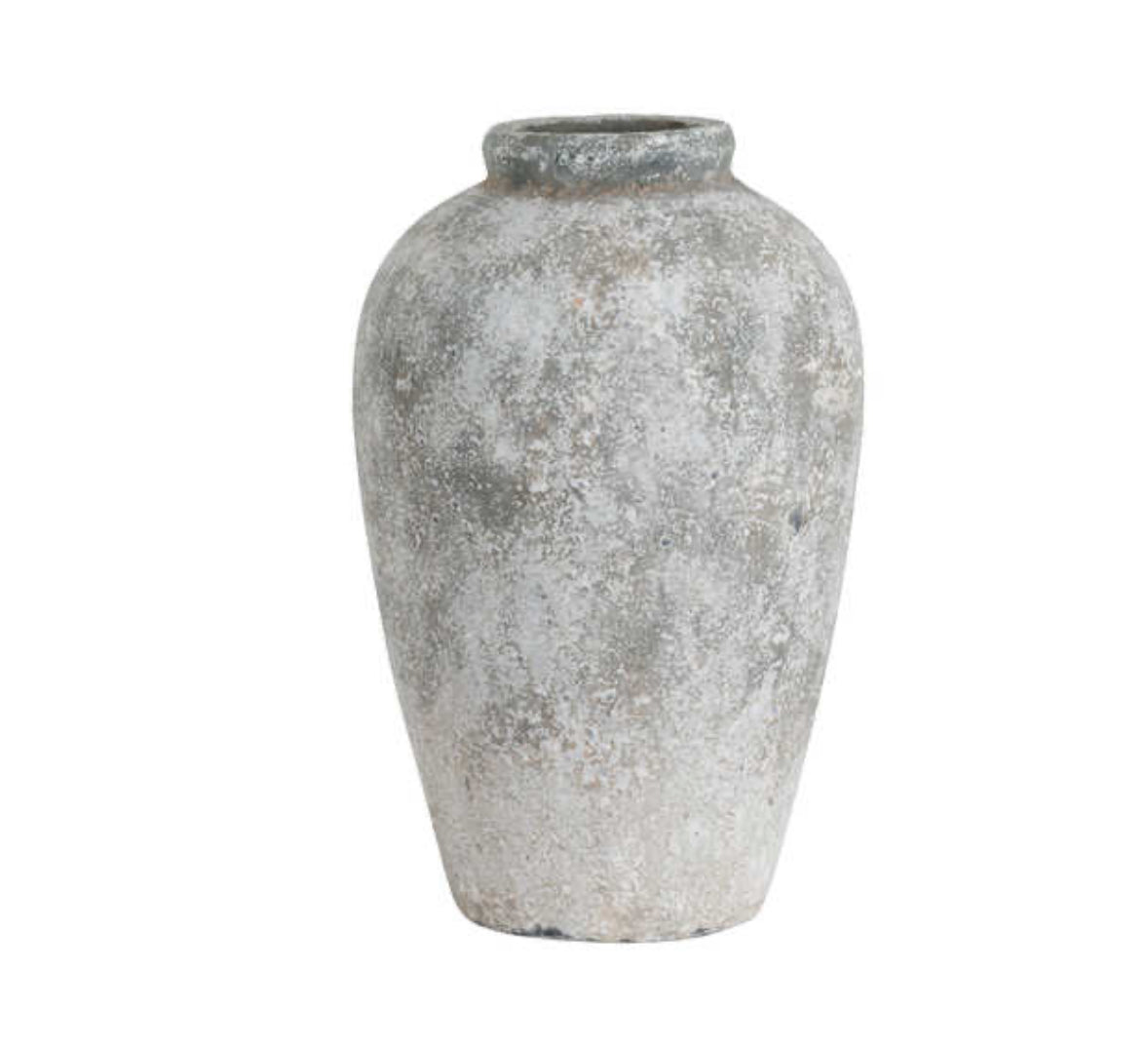 The Dorchester Aged Large Stone Tall Ceramic Vase