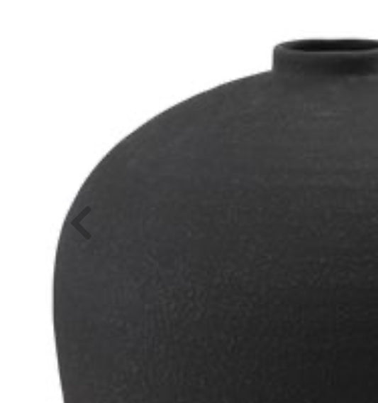 The Astral Matt Black Tall Vase
