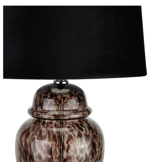 The Black Dapple Acanthus Lamp