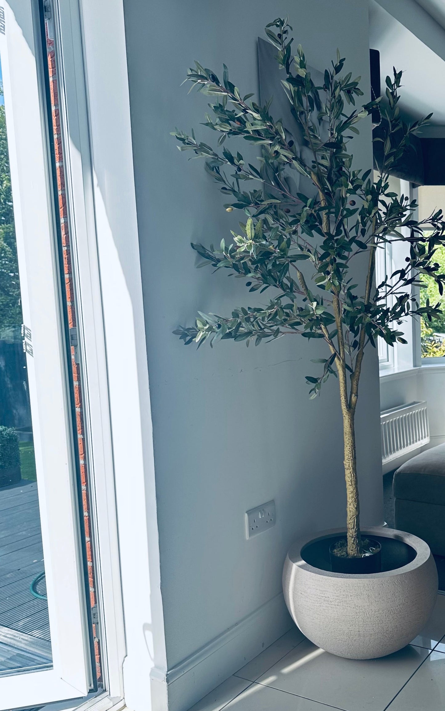 Artificial Olive Tree and pot 2m.