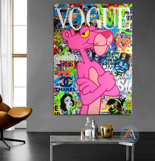 Pink Panther Canvas