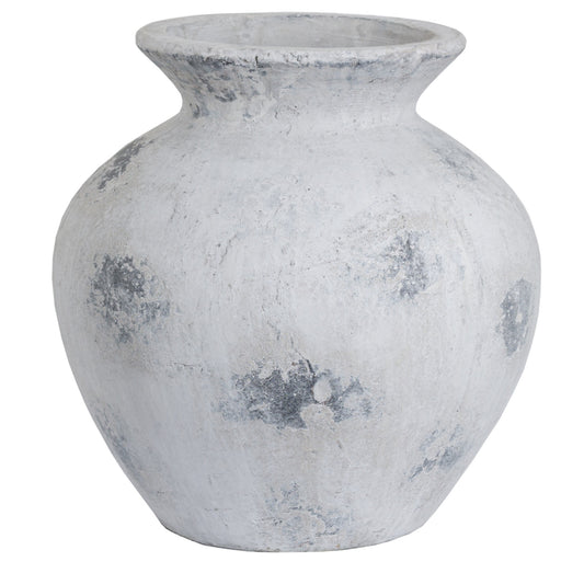 The Downton Large Antique White Vase