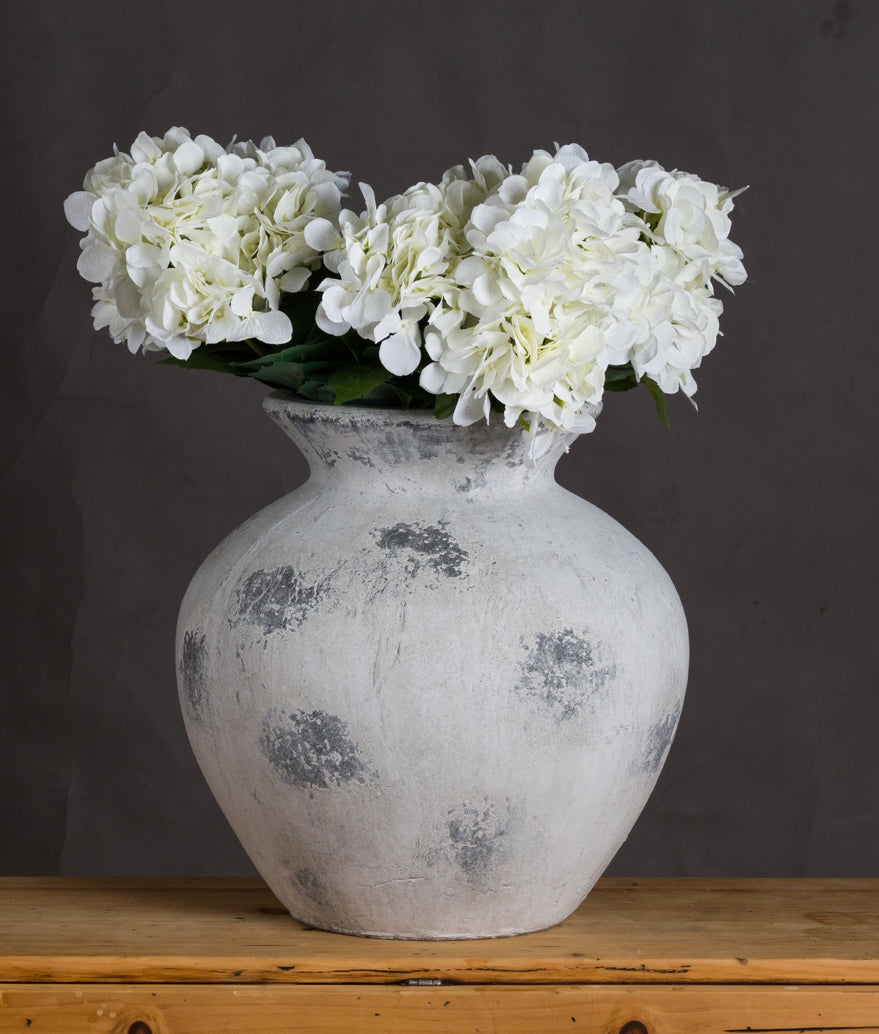 The Downton Large Antique White Vase