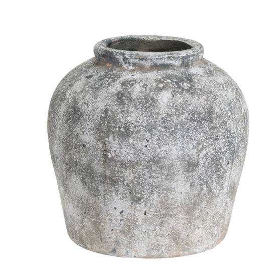 The Dorchester Aged Medium Stone Ceramic Vase