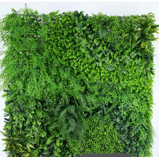 Exterior UV Resistant Wave Green Wall (1m)