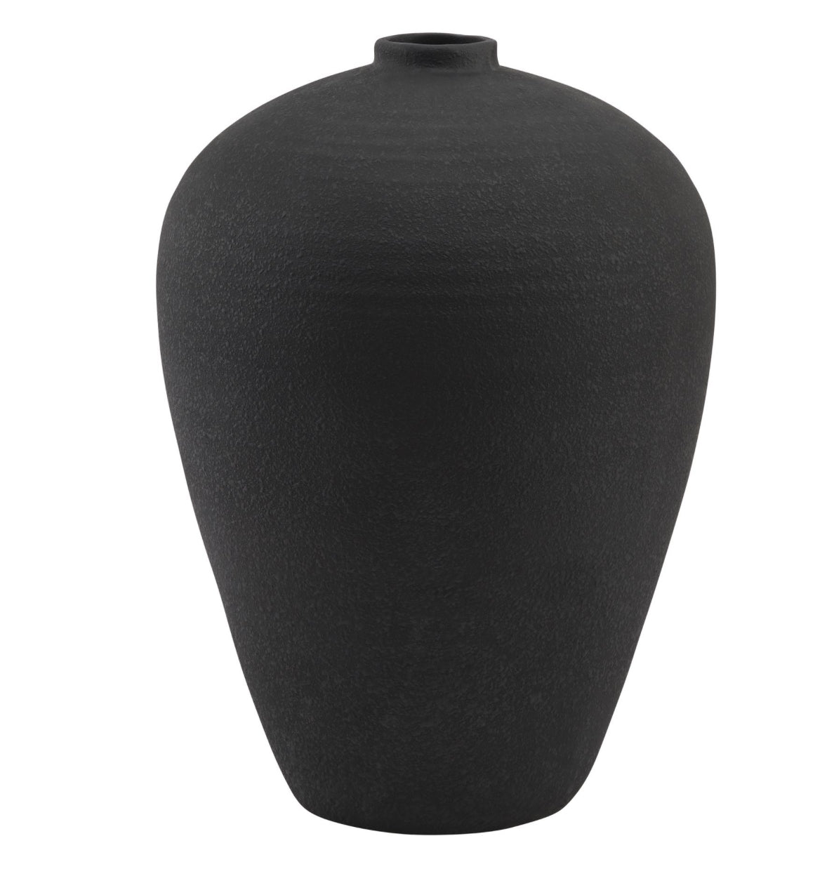 The Astral Matt Black Tall Vase