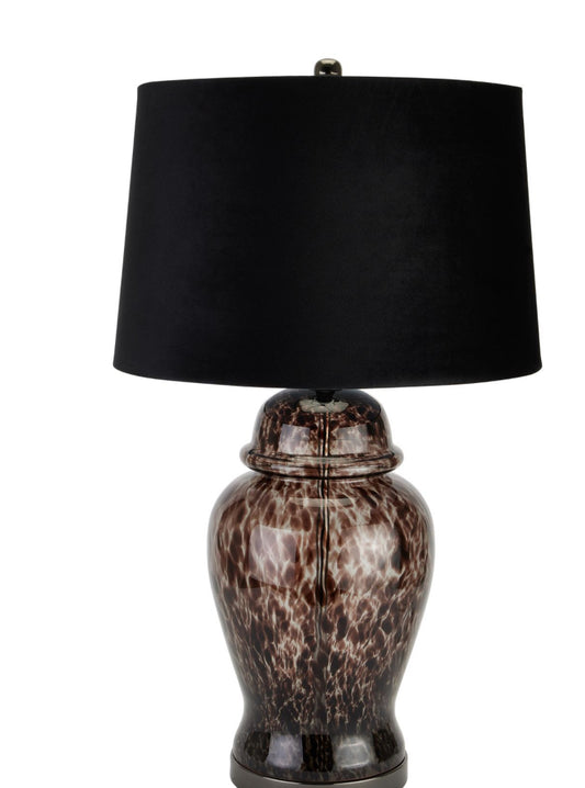 The Black Dapple Acanthus Lamp