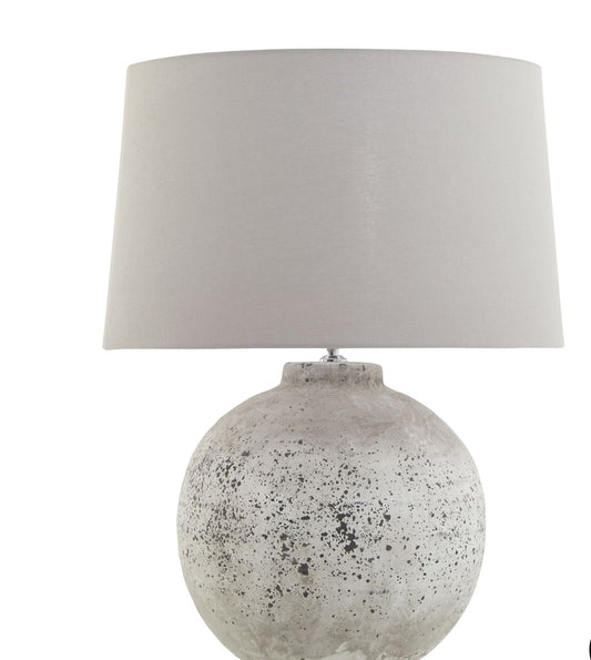Large Tiber Stone Ceramic Lamp